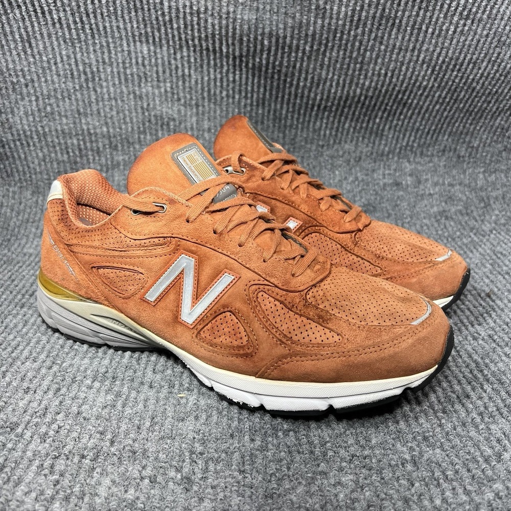 New Balance 990v4 Men's Size 13 Jupiter Orange Burnt  Suede Made in USA M990JP4